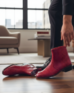 Volcano Cherish Red Cuban Heel Leather Boot - Image 2